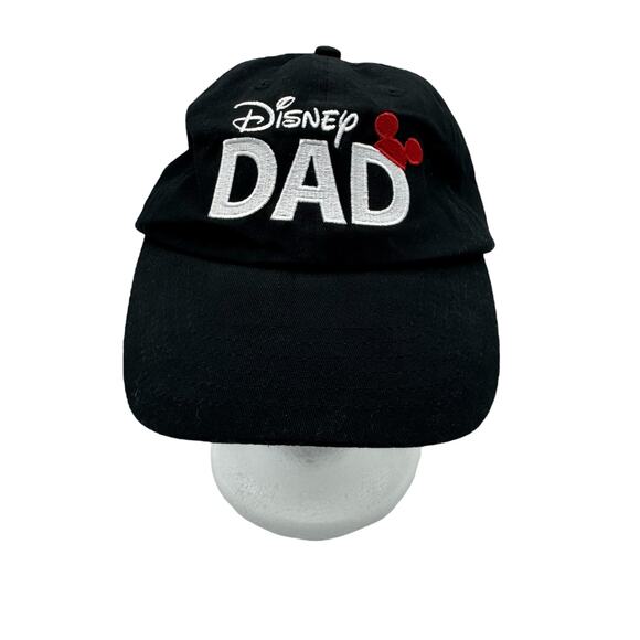 Disney Other - DISNEY PARKS *NEW* Disney Dad Black Hat Cap One Size Fits Most Cotton Canvas